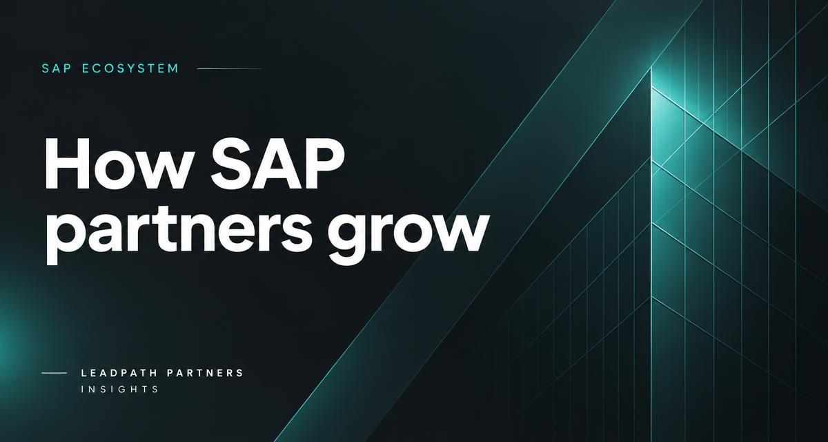 How SAP partners grow: matching pipeline to delivery capacity